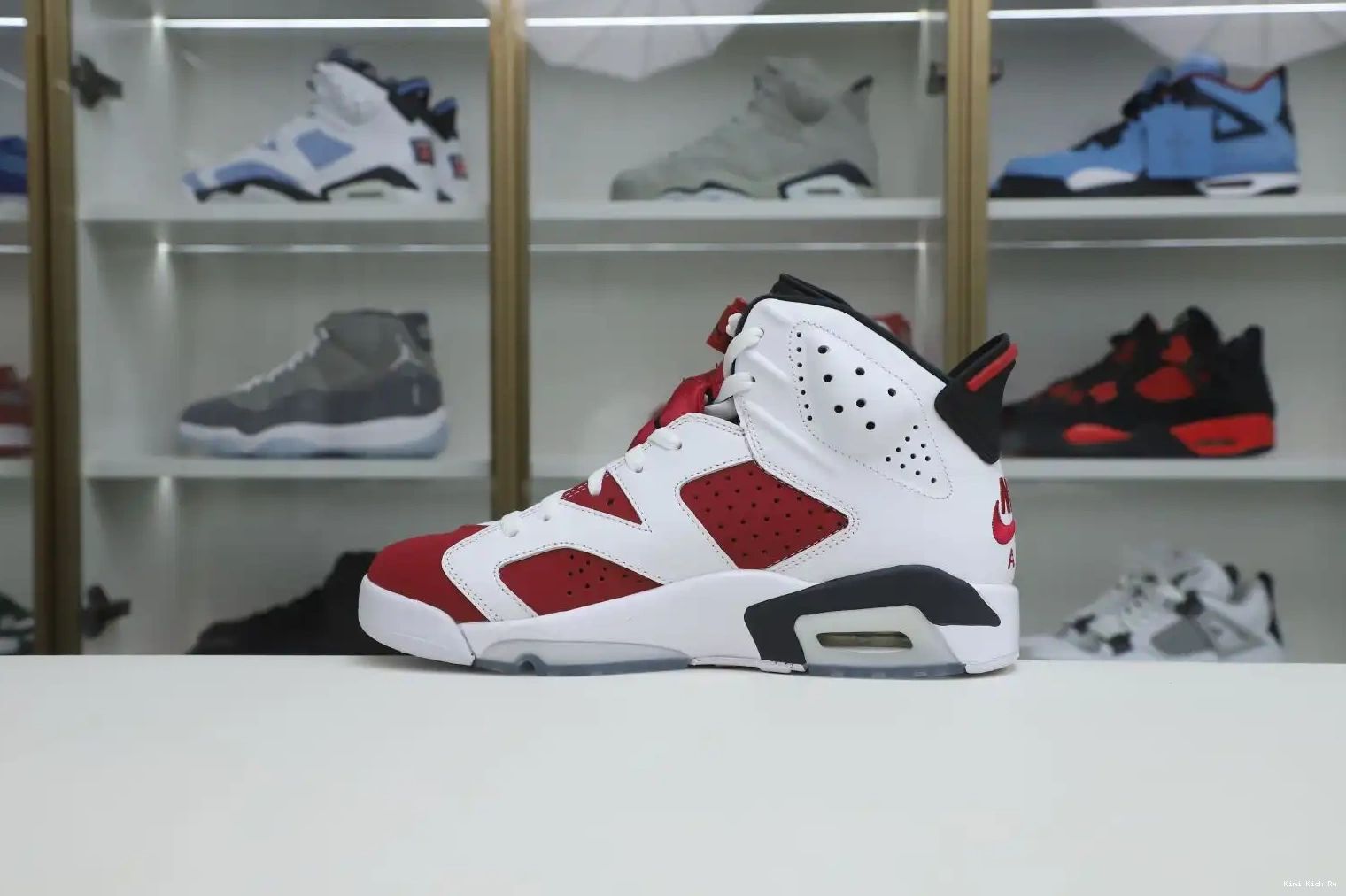 JORDAN 2021 Kimikick AIR 'CARMINE' RETRO OG 6 0725